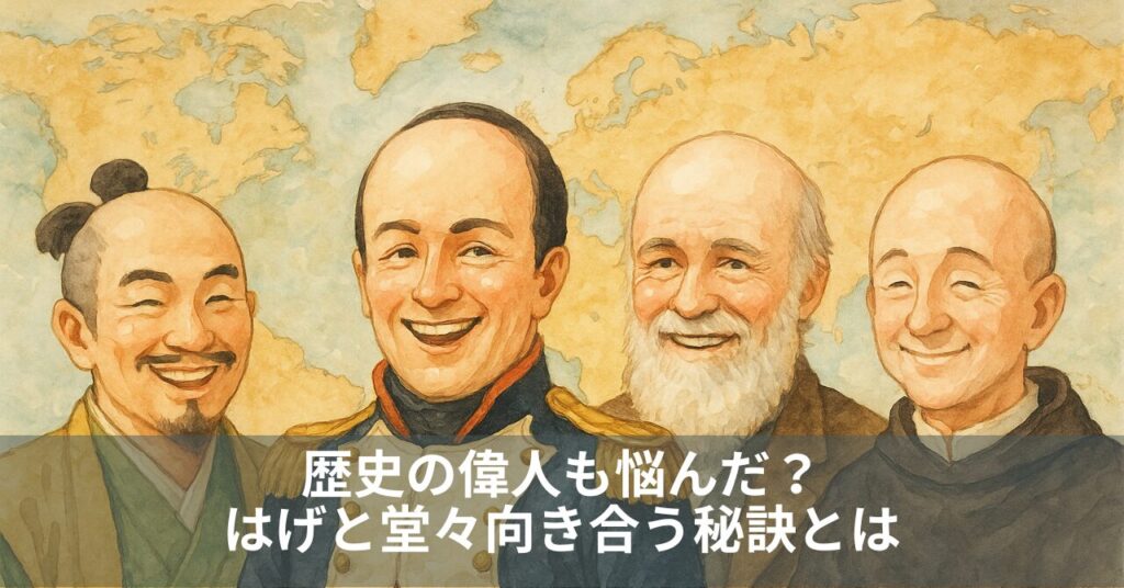 歴史の偉人も悩んだ？はげと堂々向き合う秘訣とは